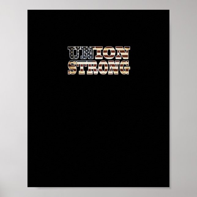 Poster Classique Union Solide Et Solidarité (Devant)