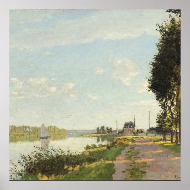 Poster Claude Monet - Argenteuil (Devant)