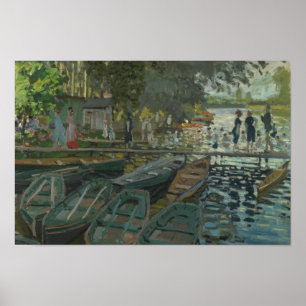 Poster Claude Monet - Baignades à La Grenouillère