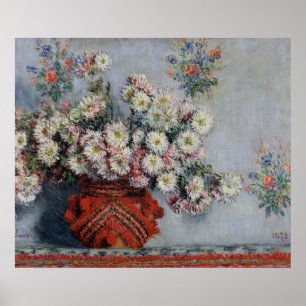 Poster Claude Monet Chrysanthèmes, 1878