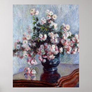 Poster Claude Monet, Chrysanthemums, 1882