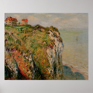 Poster Claude Monet   Cliff à Dieppe, 1882