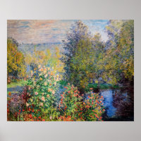Claude Monet - Coin de jardin à Montgeron