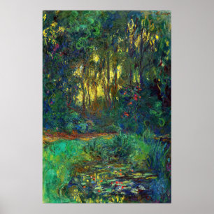 Poster Claude Monet - Coin d'un étang avec des Nénuphars