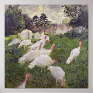Poster Claude Monet  Déchets au château de Rottembourg