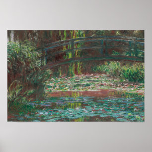 Poster Claude Monet - Eau Lily Pond