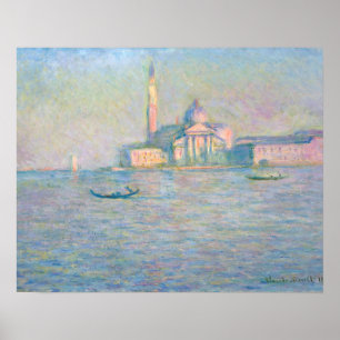 Poster Claude Monet - Église de San Giorgio Maggiore