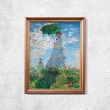 Claude Monet Femme Avec Parasol Vieux Art Célèbre