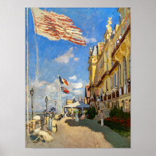 Poster Claude Monet - Hôtel des Roches Noires, Trouville
