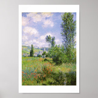 Poster Claude Monet Île Saint Martin Vetheuil