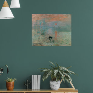 Poster Claude Monet - Impressionnisme, Lever de soleil,
