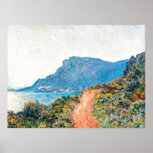 Poster Claude Monet La Corniche près de Monaco