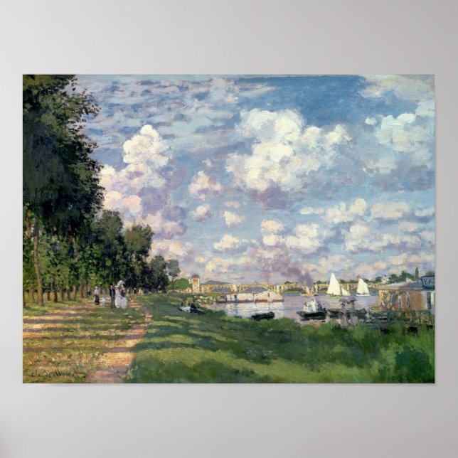 Poster Claude Monet | La Marina à Argenteuil, 1872 (Devant)