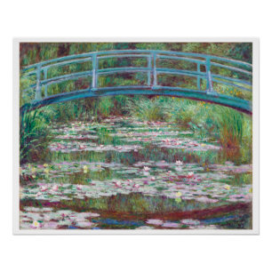 Poster Claude Monet La passerelle japonaise