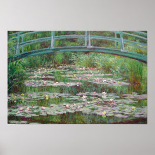 Poster Claude Monet - La passerelle japonaise