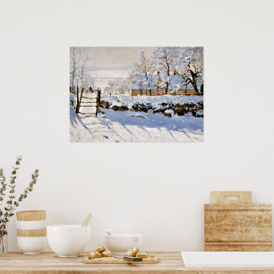 Poster Claude Monet - La Pie