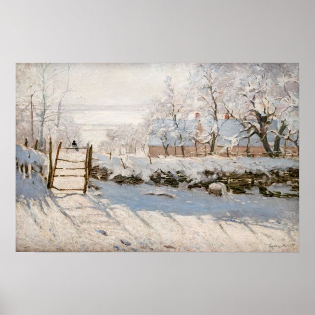 Poster Claude Monet - La Pie (Devant)