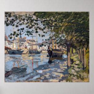 Poster Claude Monet la Seine à Rouen, 1872
