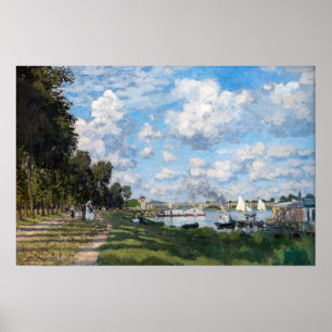 Poster Claude Monet - Le bassin d'Argenteuil