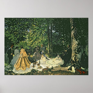 Poster Claude Monet   Le Dejeuner sur l'Herbe, 1865-1866