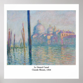 Poster Claude Monet Le Grand Canal