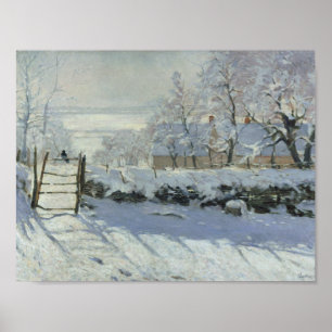 Poster Claude Monet - Le Magpie