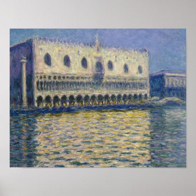 Poster Claude Monet - Le Palais des Doges (Devant)