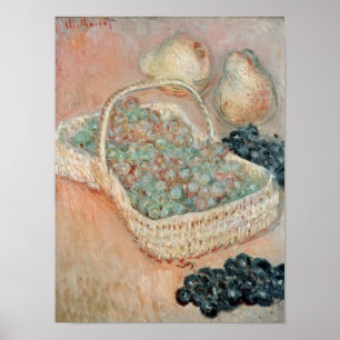 Poster Claude Monet   le panier des raisins, 1884