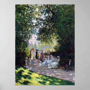Poster Claude Monet Le Parc Monceau