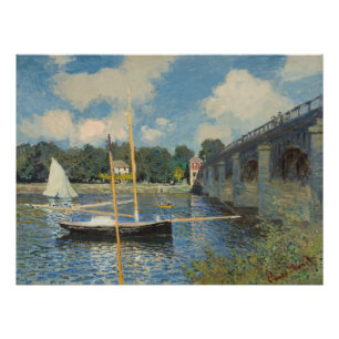 Poster Claude Monet   le pont à Argenteuil