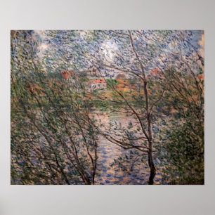 Poster Claude Monet - Le Printemps à travers les branches