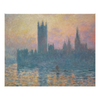 Claude Monet | Les Chambres du Parlement, coucher 