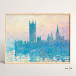Poster Claude Monet Les Chambres du Parlement, L'Art du c