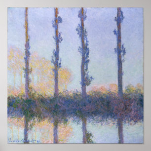 Poster Claude Monet   Les Quatre Arbres
