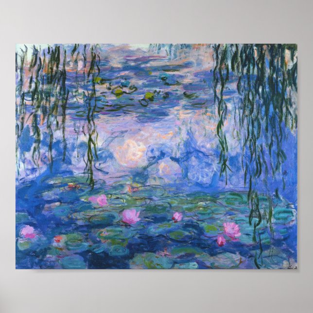 Poster Claude Monet - Lys à eau, 1916 (Devant)