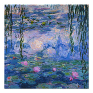 Poster Claude Monet - Lys à eau, 1916