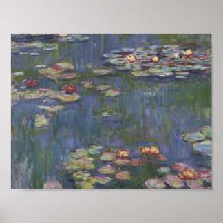 Poster Claude Monet - Lys d'eau
