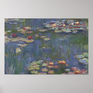 Poster Claude Monet - Lys d'eau