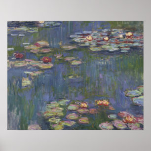 Poster Claude Monet - Lys d'eau