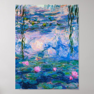 Poster Claude Monet - Lys d'eau 1919