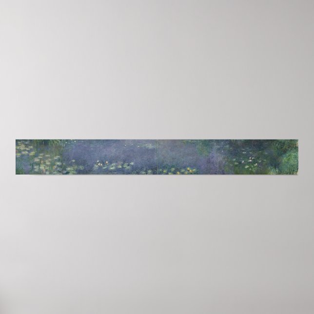 Poster Claude Monet | Nénuphar : Matin, 1914-18 (Devant)