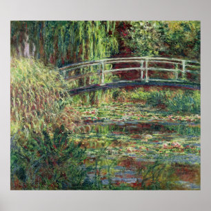 Poster Claude Monet Nénuphar Pond : Pink Harmony, 1900