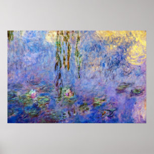 Poster Claude Monet - Nymphéas