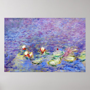 Poster Claude Monet - Nymphéas