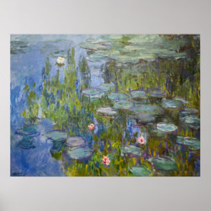 Poster Claude Monet Nymphéas 1915 Art Impressionniste