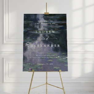 Poster Claude Monet Nymphéas Beaux-Arts Mariage Accueil