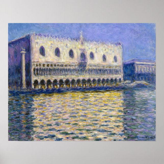 Poster Claude Monet - Palais des Doges (Devant)