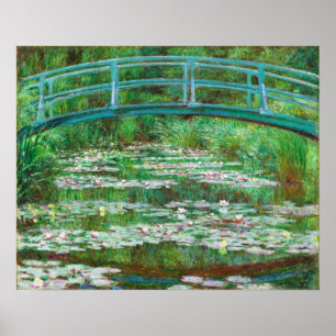 Poster Claude Monet : passerelle japonaise