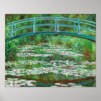 Poster Claude Monet : passerelle japonaise