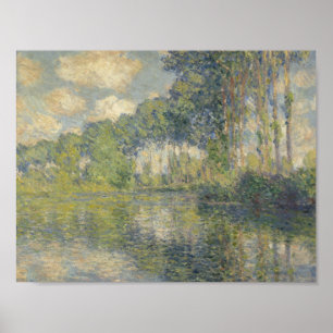 Poster Claude Monet - Poplars sur l'épte